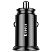 Baseus cirkulær 2xUSB QC3.0 5A 30W biloplader CCALL-YD01 - sort