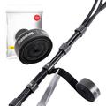Baseus farverig cirkel velcro kabelstrop - 1 m - sort