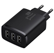 Baseus Compact Quick Charger CCXJ020101, 3x USB, 17W