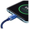 Baseus Crystal Shine USB-C / USB-C Kabel CAJY000603 - 1.2m - Blå