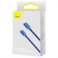 Baseus Crystal Shine USB-C / USB-C Kabel CAJY000603 - 1.2m - Blå