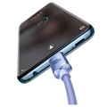 Baseus Crystal Shine USB-C / USB-C Kabel CAJY000705 - 2m - Lilla