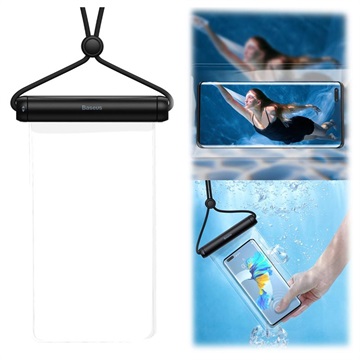 Baseus Cylinder Slide Vandtæt Taske med Touch ID - 7.2" - Sort