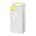 Baseus Dynamic Series nylonflettet USB-C til Lightning-kabel - 20W, 2m - Hvid