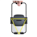Baseus Easy Control Mobilholder til Luftkanal SUYK000101 - 4.7"-6.7" - Mørkegrå