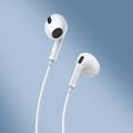 Baseus Encok H17 3.5mm In-Ear-hovedtelefoner med ledning - hvid
