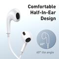 Baseus Encok H17 3.5mm In-Ear-hovedtelefoner med ledning - hvid