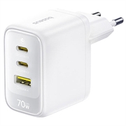 Baseus EnerFill FE22 GaN6 vægoplader 70W - hvid