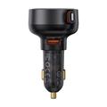 Baseus Enjoyment Pro 55W billader med udtrækkeligt Lightning-kabel - sort