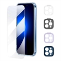 Baseus Illusion iPhone 14 Pro Beskyttelsessæt - Gennemsigtig