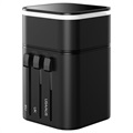 Baseus JY-302PD Global Rejseadapter - USB-C, USB - EU/UK/US/AU/CN