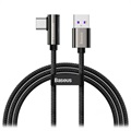 Baseus Legend Series Nylon Flettet USB-C Kabel 66W - 1m
