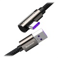 Baseus Legend Series Nylon Flettet USB-C Kabel 66W - 1m