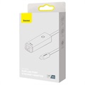 Baseus Lite Series USB-C / Gigabit Ethernet Netværksadapter - Grå