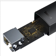 Baseus Lite Series USB til RJ45-netværksadapter WKQX000001, 100 Mbps (Open Box - Fantastisk stand) - sort