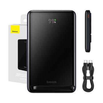Baseus magnetisk trådløs powerbank 10000mAh - USB-C 20W, MagSafe-kompatibel - blå