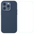 Baseus Magnetisk iPhone 14 Pro Max Liquid Silikone Cover - Blå