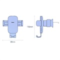 Baseus Metal Age II Gravity Universal Mobilholder til Luftkanal