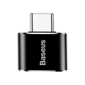 Baseus Mini CATOTG-01 USB-A / USB-C OTG Adapter - Sort