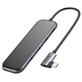 Baseus Mirror USB-C Hub CAHUB-EZ0G - USB 3.0, PD - Grå