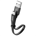 Baseus Nimble Opladnings & Synkroniserings USB-C Kabel CATMBJ-01 - 23cm