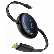 Baseus Nomos udtrækkeligt USB-C-kabel - 100W - 1.5m - sort