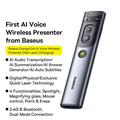 Baseus Orange Dot AI Voice Dual-Mode trådløs præsentator - 2.4G, Bluetooth