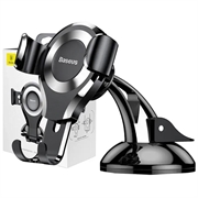 Baseus Osculum gravitations-telefonholder SUYL-XP0S - sort + sølv