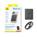 Baseus PicoGo AM31 MagSafe-powerbank 5000mAh med stativ - sort