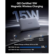 Baseus PicoGo AM41 Ultratynd Qi2 magnetisk powerbank 10000mAh - 27W