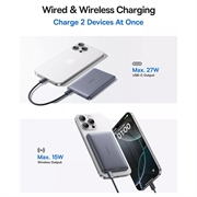 Baseus PicoGo AM41 Ultratynd Qi2 magnetisk powerbank 10000mAh - 27W
