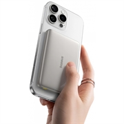 Baseus PicoGo AM41 Ultratynd Qi2 magnetisk powerbank 10000mAh - 27W - titanium