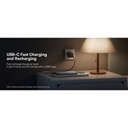 Baseus PicoGo AM41 Ultratynd Qi2 magnetisk powerbank 10000mAh - 27W - titanium