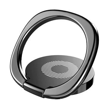 Baseus Privity Magnetisk Ring Holder til Smartphones - Sort
