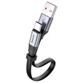 Baseus Simple HW USB-C Kabel CATMBJ-BG1 - Sølv / Sort