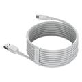 Baseus Simple Wisdom USB-A / USB-C-kabel - 1.5m, 2 Stk. - Hvid