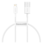 Baseus Superior Series Lightning Kabel - 0.25m - Hvid