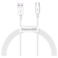 Baseus Superior Series USB-C Data & Ladekabel - 66W, 1m - Hvid
