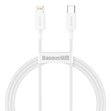 Baseus Superior Series USB-C / Lightning-kabel - 1 m, 20 W - hvid