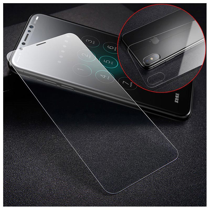 Baseus iPhone XS Max panserglas - Gennemsigtig - MTP.dk