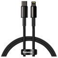 Baseus Tungsten Gold USB-C / Lightning Kabel 20W - 1m - Sort