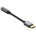 Baseus USB-C / 3.5mm Audio Adapter Kabel CAHUB-EZ0G - Mørkegrå