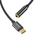 Baseus USB-C / 3.5mm Audio Adapter Kabel CAHUB-EZ0G - Sort