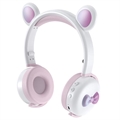 Bear Ear Bluetooth Hovedtelefoner BK7 med LED