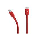 Beats USB-C til USB-C vævet kabel MDGF4ZM/A - 1.5m, 60W - Hurtig rød
