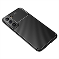 Samsung Galaxy S22 5G Beetle Karbonfiber TPU Cover - Sort