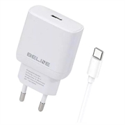Beline PD 3.0 USB-C GaN-oplader - 30 W - hvid