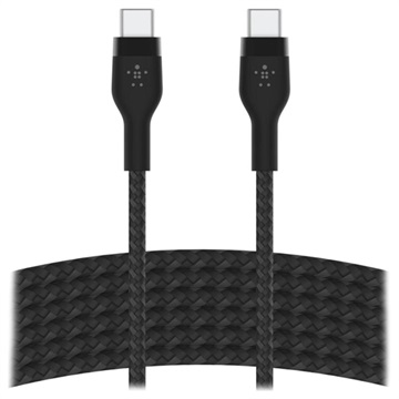 Belkin BoostCharge Pro Flex USB-C / USB-C Kabel 60W - 3m - Sort