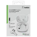 Belkin Soundform Freedom True Trådløs Øretelefoner - Hvid