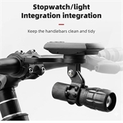 Bengguo BG-2113 Cykelcomputer-styrholder til IGS/Garmin/Bryton/CATEYE - Sort